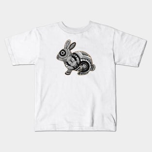 Bunny Mandala (Bun-dala) Kids T-Shirt